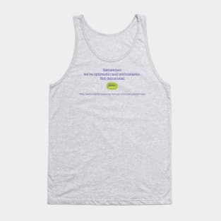Delusional blue Tank Top